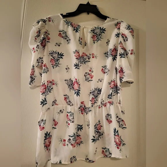 NWT Banana Republic Floral Large Blouse - Picture 2 of 2
